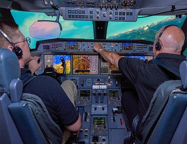 Full-Flight Simulator Manufacturing & Leasing (FlightSafety Visual Systems, Mission Operator Station)