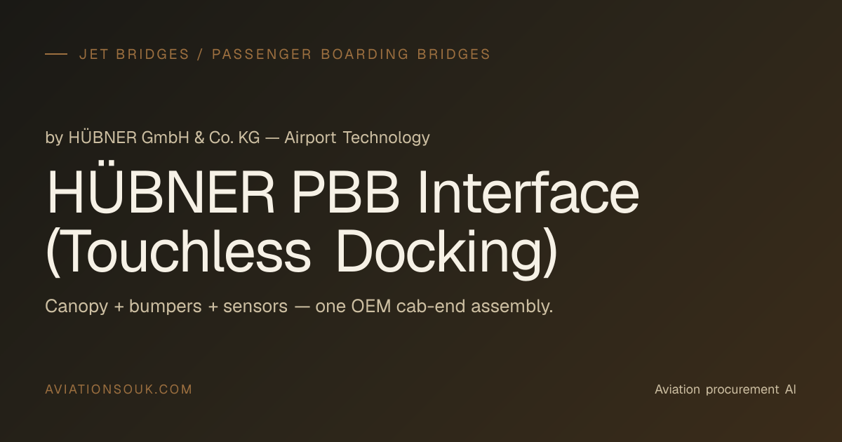 HÜBNER PBB Interface (Touchless Docking) by HÜBNER GmbH & Co. KG ...
