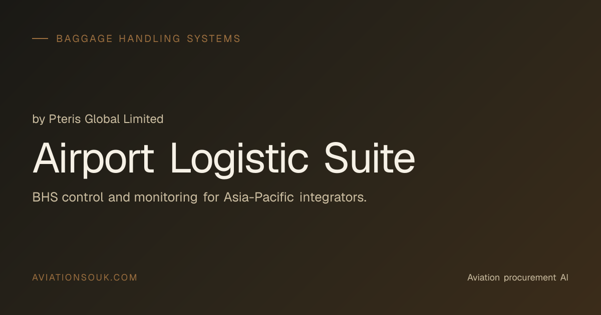 Airport Logistic Suite by Pteris Global Limited · Aviation Souk
