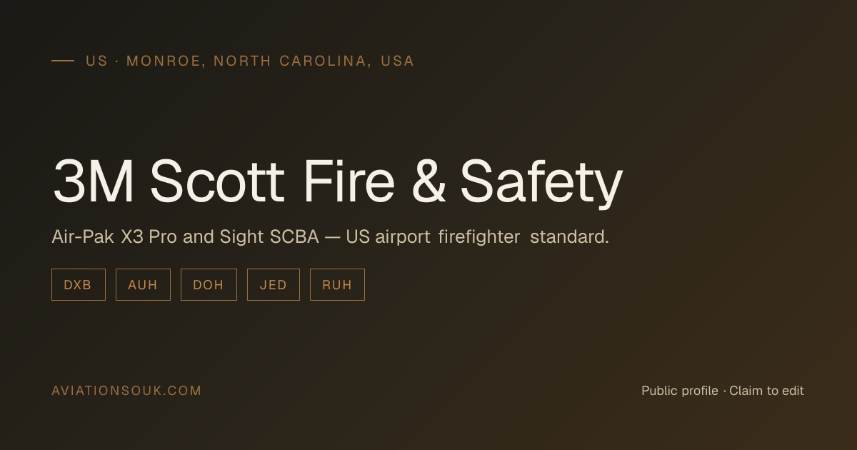 3M Scott Fire & Safety — Fire Safety & Rescue · US · Aviation Souk