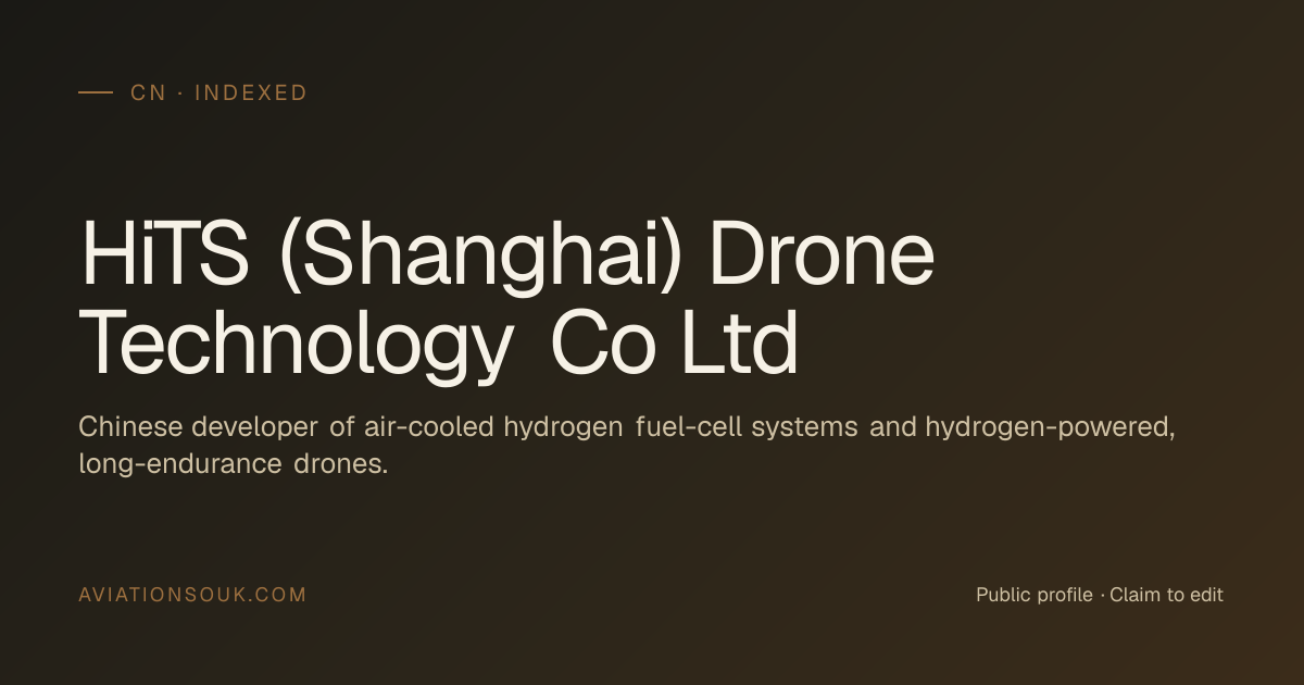 HiTS (Shanghai) Drone Technology Co Ltd — UAV / Drone Systems · CN ...