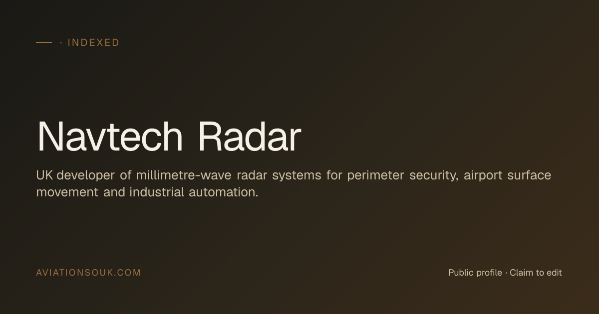 Navtech Radar — Defence Avionics & Radar · aviation supplier · Aviation ...
