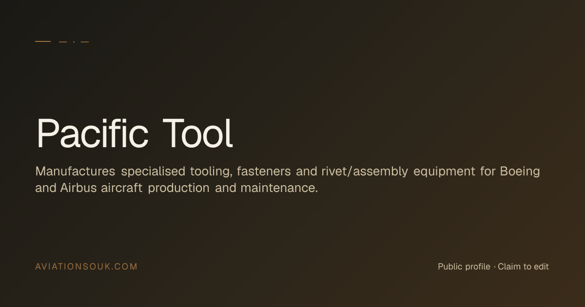 Pacific Tool — Pneumatic Aircraft Tools, Drilling & Riveting · aviation ...