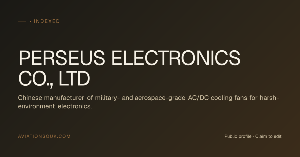 PERSEUS ELECTRONICS CO., LTD — Defence Avionics & Radar · aviation ...